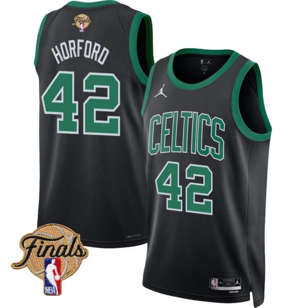 Al Horford 42 Boston Celtics 2024 FINALS PATCH Swingman Jersey - Statement Edition - Black