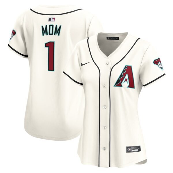 Arizona Diamondbacks  Women's #1 Mom Home Limited Jersey - White