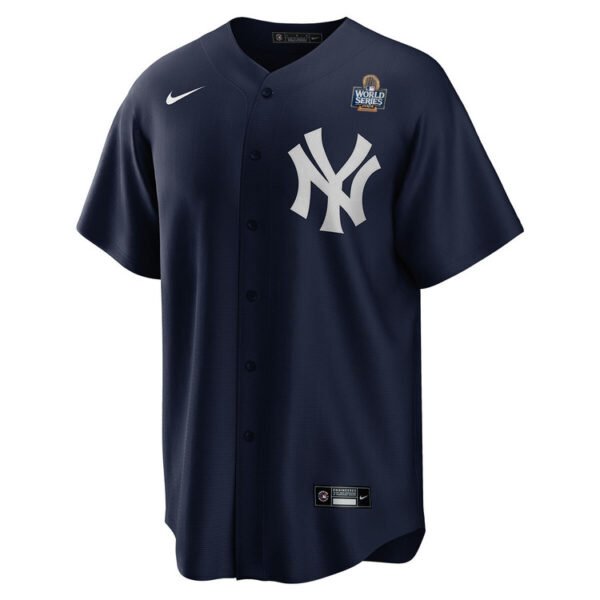 Aaron Boone New York Yankees Alternate Navy Player World Series Jersey