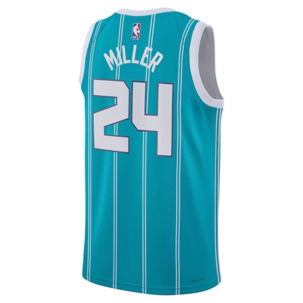 Brandon Miller 24 Charlotte Hornets Unisex Swingman Jersey - Icon Edition - Teal