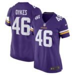 Aaron Dykes Minnesota Vikings  Women's Team Game Jersey - Purple