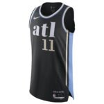 Trae Young Atlanta Hawks  Authentic Jersey - City Edition - Black