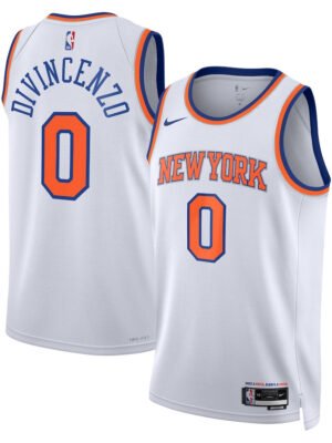 Donte DiVincenzo 0 New York Knicks Unisex Swingman Jersey - Association Edition - White