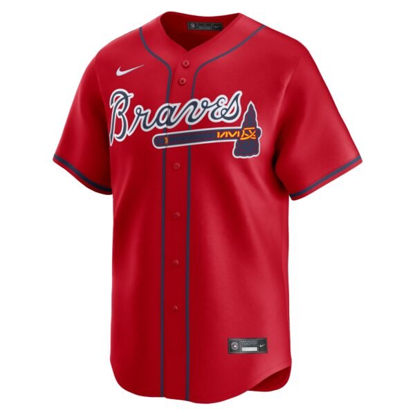 Atlanta Braves   Alternate Limited Custom Jerseyu00c2u00a0u00e2u20acu201c Red