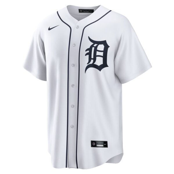 Andy Ibu00c3u00a1u00c3u00b1ez Detroit Tigers  Home  Replica Player Jersey - White