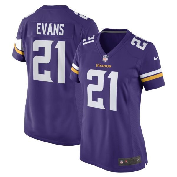 Akayleb Evans Minnesota Vikings  Women's Game Player Jersey - Purple