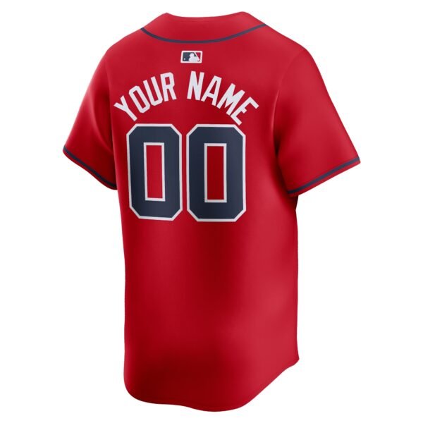 Atlanta Braves   Alternate Limited Custom Jerseyu00c2u00a0u00e2u20acu201c Red
