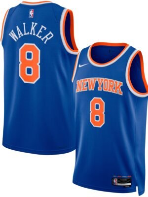 Kemba Walker New York Knicks  Unisex Swingman Jersey - Icon Edition - Blue