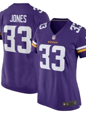 Aaron Jones Minnesota Vikings  Women's Game Player Jersey - Purple