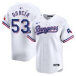 Adolis Garcu00c3u00ada Texas Rangers  Home 2023 World Series Champions Limited Jersey - White