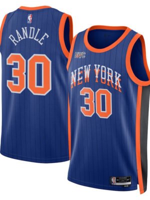 Julius Randle 30 New York Knicks 2023/24 City Edition Swingman Jersey - Blue