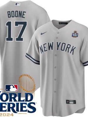 Aaron Boone New York Yankees Road World Series Jersey