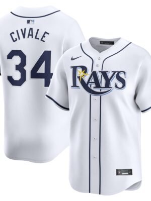 Aaron Civale Tampa Bay Rays  Home Limited Player Jersey - White