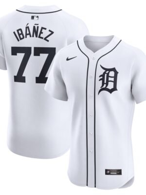 Andy Ibanez Detroit Tigers  Home Elite Player Jersey - White
