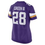 A.J. Green III 28 Minnesota Vikings Team Game Women Jersey - Purple