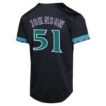 Randy Johnson Arizona Diamondbacks  Youth Cooperstown Collection Limited Player Jersey - Black