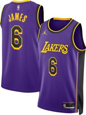 LeBron James Los Angeles Lakers Jordan Brand Unisex Swingman Jersey - Statement Edition - Purple