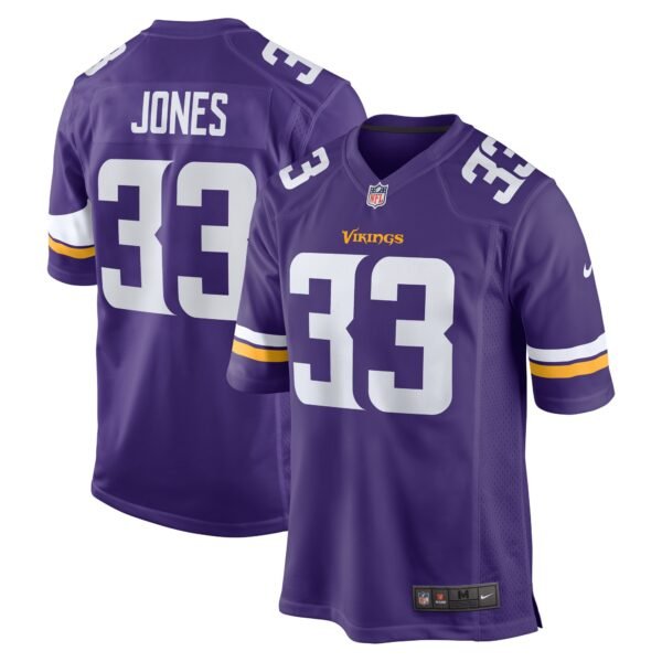 Aaron Jones Minnesota Vikings  Game Player Jersey - Purple