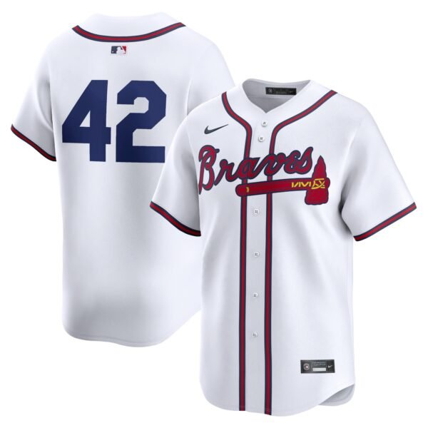 Atlanta Braves  2024 Jackie Robinson Day Home Limited Jerseyu00c2u00a0u00e2u20acu201c White