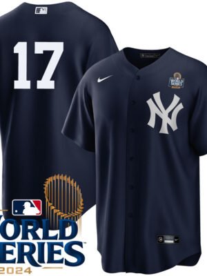 Aaron Boone New York Yankees Alternate Navy Player World Series Jersey