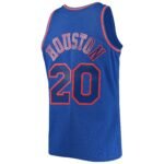 Allan Houston New York Knicks Mitchell & Ness 1996/97 Throwback Dark Swingman Jersey - Blue