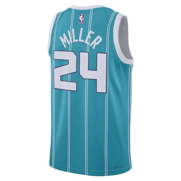 Brandon Miller Charlotte Hornets  Unisex NBA Draft Swingman Jersey - Icon Edition - Teal
