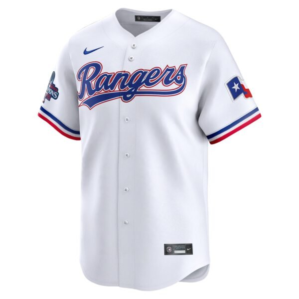Adolis Garcu00c3u00ada Texas Rangers  Home 2023 World Series Champions Limited Jersey - White