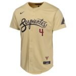 Ketel Marte Arizona Diamondbacks  Youth City Connect Limited Player Jersey - Sand