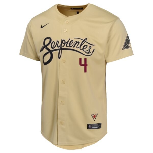 Ketel Marte Arizona Diamondbacks  Youth City Connect Limited Player Jersey - Sand