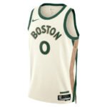 Jayson Tatum 0 Boston Celtics 2023/24 City Edition Swingman Jersey - White