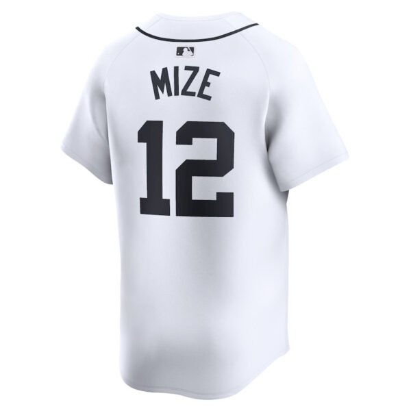 Casey Mize 12 Detroit Tigers Home Limited Player Men Jersey - White