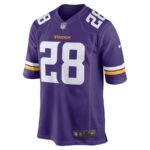 A.J. Green III 28 Minnesota Vikings Team Game Men Jersey - Purple