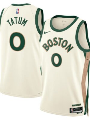 Jayson Tatum 0 Boston Celtics 2023/24 City Edition Swingman Jersey - White