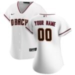 Arizona Diamondbacks  Women's Home Replica Custom Jersey - White