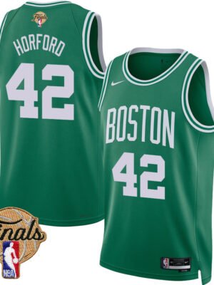 Al Horford 42 Boston Celtics 2024 FINALS PATCH Icon Edition Jersey - Kelly Green