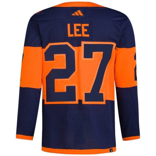 Anders Lee 27 New York Islanders 2024 Stadium Series Primegreen Men Jersey - Navy