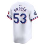 Adolis Garcu00c3u00ada Texas Rangers  Home 2023 World Series Champions Limited Jersey - White
