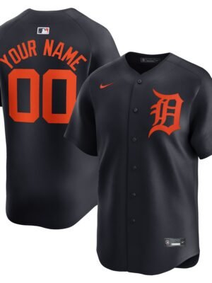 Detroit Tigers   Alternate Limited Custom Jerseyu00c2u00a0u00e2u20acu201c Navy