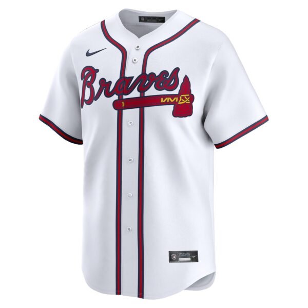 Atlanta Braves  #1 Dad Home Limited Jersey - White