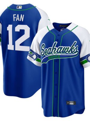 12th Fan Seattle Seahawks Throwback Men Jersey - Alternate