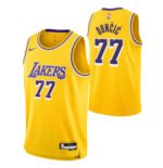 Unisex Los Angeles Lakers Luka Dončić Nike Gold Swingman Jersey - Icon Edition