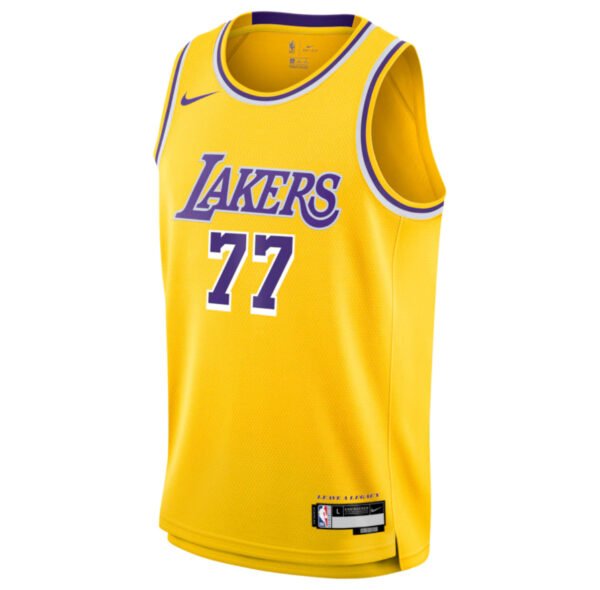 Unisex Los Angeles Lakers Luka Dončić Nike Gold Swingman Jersey - Icon Edition