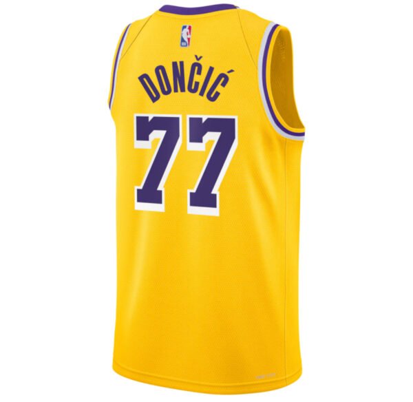 Unisex Los Angeles Lakers Luka Dončić Nike Gold Swingman Jersey - Icon Edition